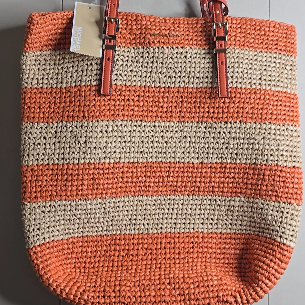 MICHEAL Micheal Kors Quinn Large North South Tote Bag Nwt - Picture 7 of 16